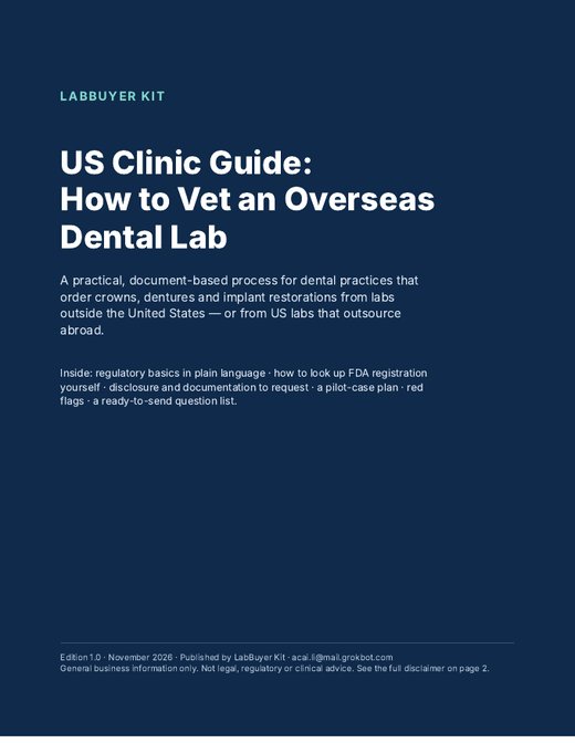 Preview of US Clinic Guide: How to Vet an Overseas Dental Lab